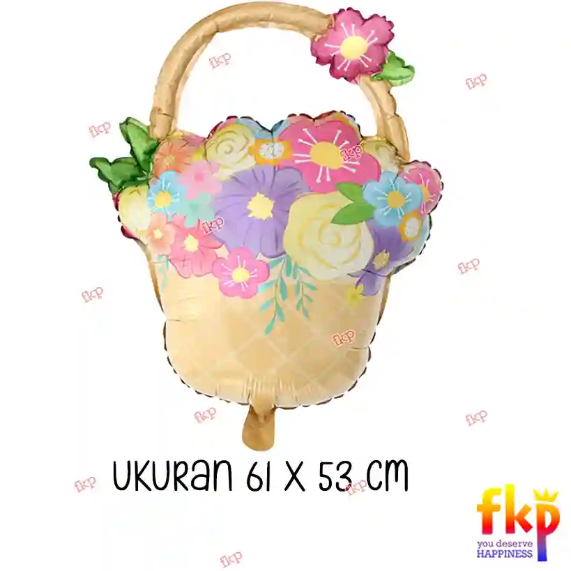 Flower Basket Yellow